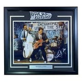 Michael J. Fox Signed Framed 16x20 Back To The Future Dance Photo PSA - Sports Integrity