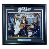 Michael J. Fox Signed Framed 16x20 Back To The Future Dance Photo PSA