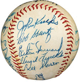 1958 New York Yankees Signed Spalding Baseball Berra Ford & More PSA LOA - Sports Integrity