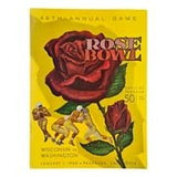 Wisconsin vs Washington 1960 Rose Bowl Official Game Program - Sports Integrity