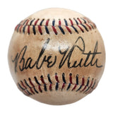 Babe Ruth New York Yankees Replica Baseball w/ Circa 1930s Facsimile Autograph - Sports Integrity