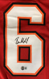 Baker Mayfield Tampa Bay Signed Red Football Jersey BAS - Sports Integrity