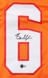 Baker Mayfield Tampa Bay Signed Orange Football Jersey BAS - Sports Integrity