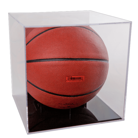 BallQube UV Grandstand Basketball Display W/ Black Stand - Sports Integrity