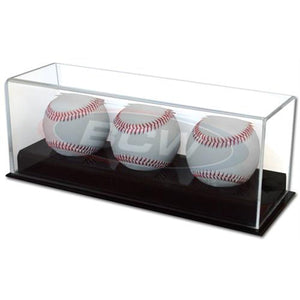 BCW Acrylic Triple Baseball Display Case - Sports Integrity