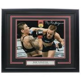 Thug Rose Namajunas Signed Framed Punch 11x14 Photo PSA - Sports Integrity