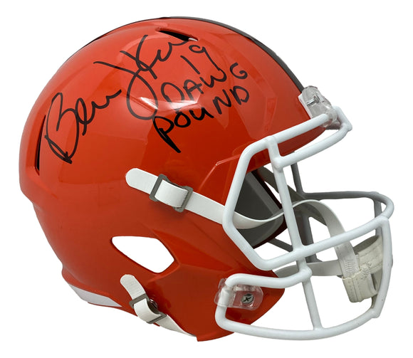 Cleveland Browns CUSTOM Orange DAWG Pound Mini Football Helmet