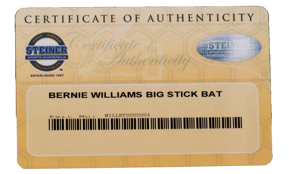 Bernie Williams MLB Memorabilia, Bernie Williams Collectibles