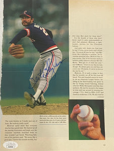 Bert Blyleven Signed Cleveland Magazine Page JSA AL44241 - Sports Integrity