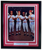 Big Red Machine Multi Signed Framed 16x20 Cincinnati Reds Photo BAS LOA - Sports Integrity