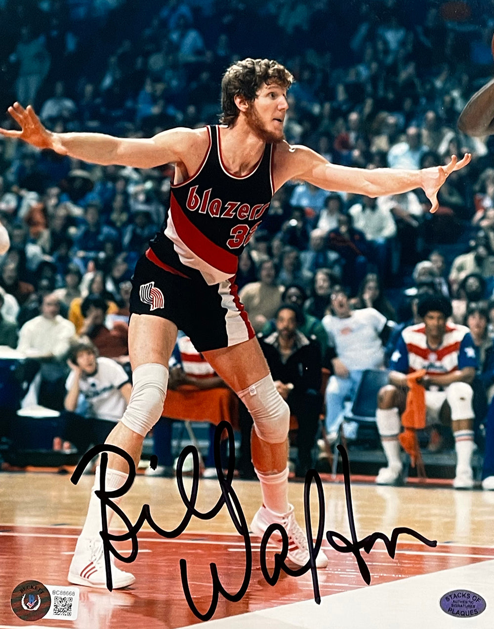 Bill Walton Signed and Inscribed Portland Trailblazers Jersey and, Lot  #44302