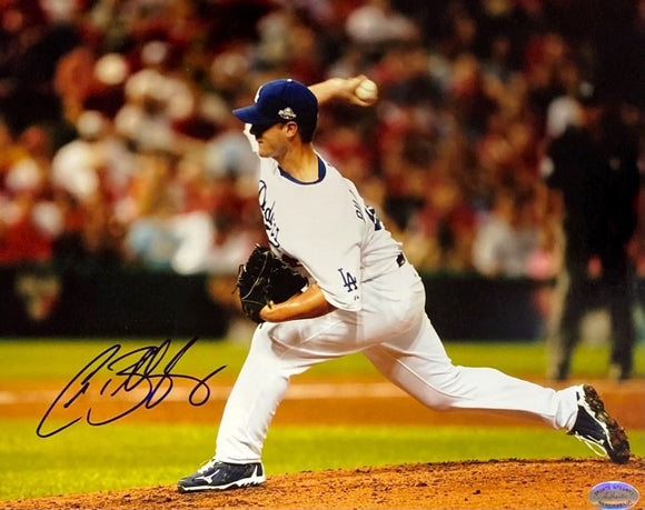 Chad Billingsley Signed 8x10 Los Angeles Dodgers Throw Photo SI - Sports Integrity