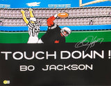 Bo Jackson Signed 16x20 Oakland Raiders Tecmo Bowl Photo BAS - Sports Integrity