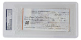 Bob Gibson Signed Slabbed Cardinals Bank Check #1841 PSA/DNA - Sports Integrity