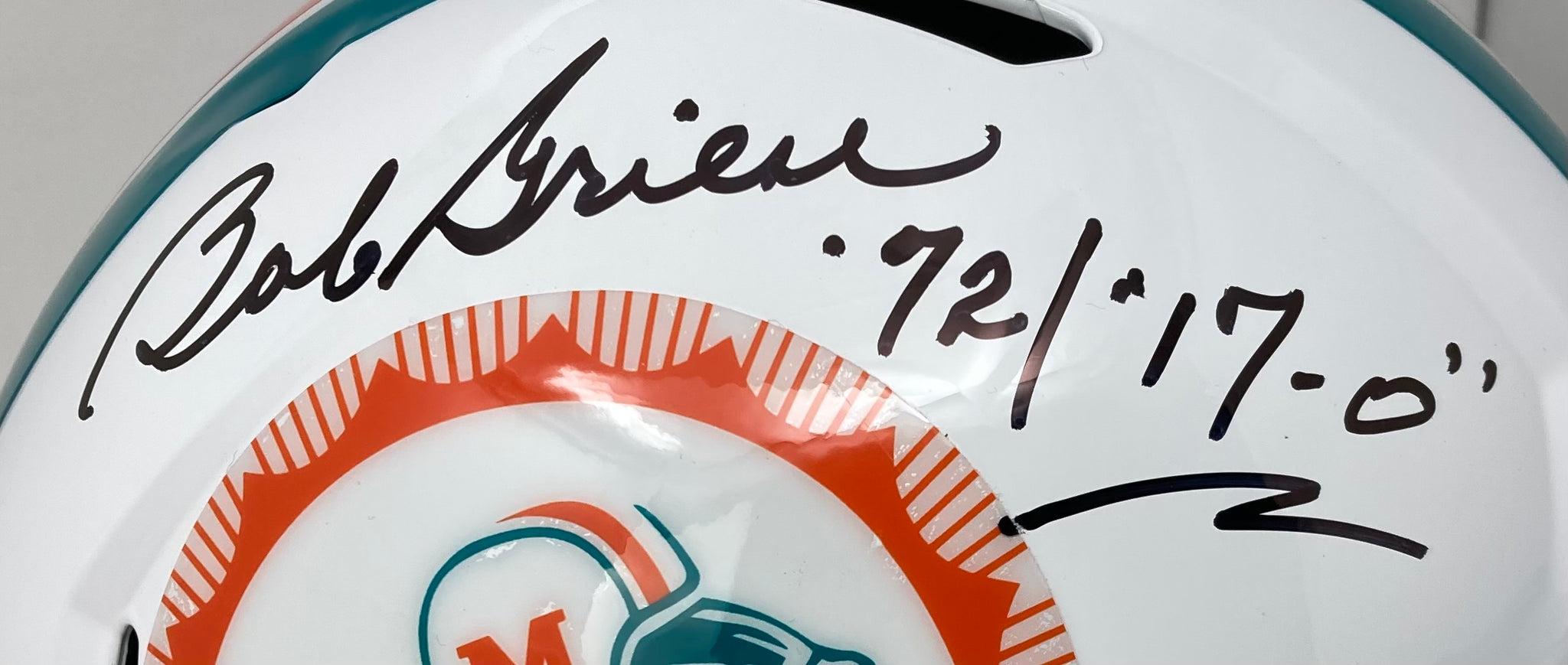 Bob Griese Autographed Miami Dolphins Full Size Rep Helmet (JSA)