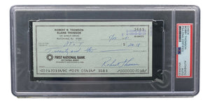 Bobby Thomson New York Giants Signed  Bank Check PSA/DNA 85025533