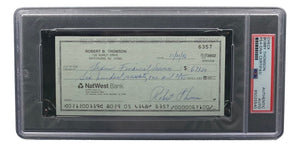 Bobby Thomson New York Giants Signed Bank Check PSA/DNA 85025540 - Sports Integrity