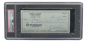 Bobby Thomson New York Giants Signed Bank Check PSA/DNA 85025557 - Sports Integrity