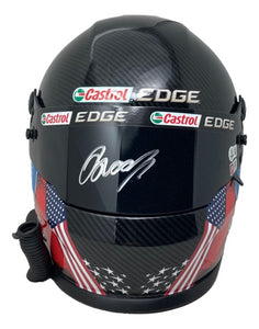 Brad Keselowski Signed NASCAR Castrol Full Size Replica Racing Helmet BAS - Sports Integrity