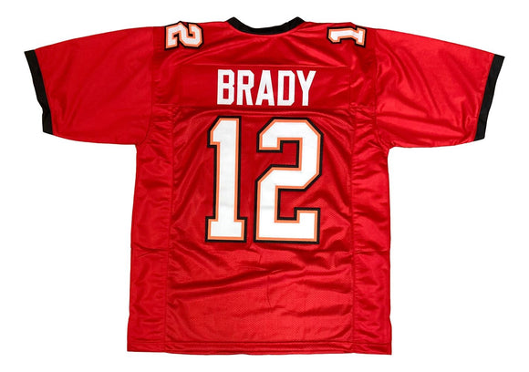 Tom Brady Tampa Bay Red Football Jersey