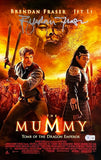 Brendan Fraser Signed 11x17 The Mummy Poster Photo BAS - Sports Integrity