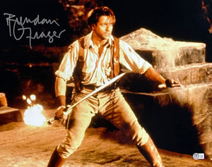 Brendan Fraser Signed 16x20 The Mummy Photo BAS - Sports Integrity