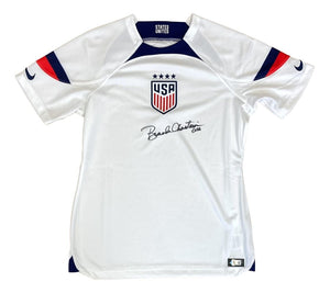 Brandi Chastain Signed USA White Nike Women's Soccer Jersey BAS ITP - Sports Integrity