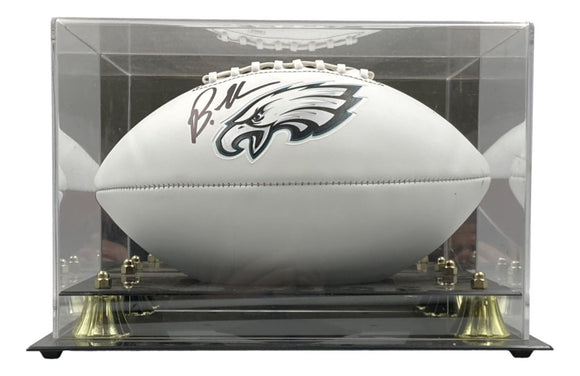 Brandon Graham Signed Philadelphia Eagles Logo Football JSA w/ Case - Sports Integrity