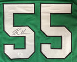 Brandon Graham Philadelphia Signed Kelly Green Football Jersey JSA ITP