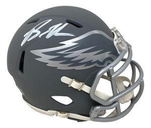 Brandon Graham Signed Philadelphia Eagles Slate Mini Speed Helmet BAS ITP - Sports Integrity