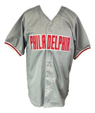 Brandon Marsh Philadelphia Signed Gray Baseball Jersey JSA - Sports Integrity