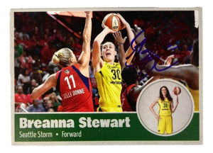 Breanna Stewart Signed Reprint 2015 Seattle Storm Rookie Card BAS - Sports Integrity