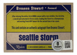 Breanna Stewart Signed Reprint 2015 Seattle Storm Rookie Card BAS