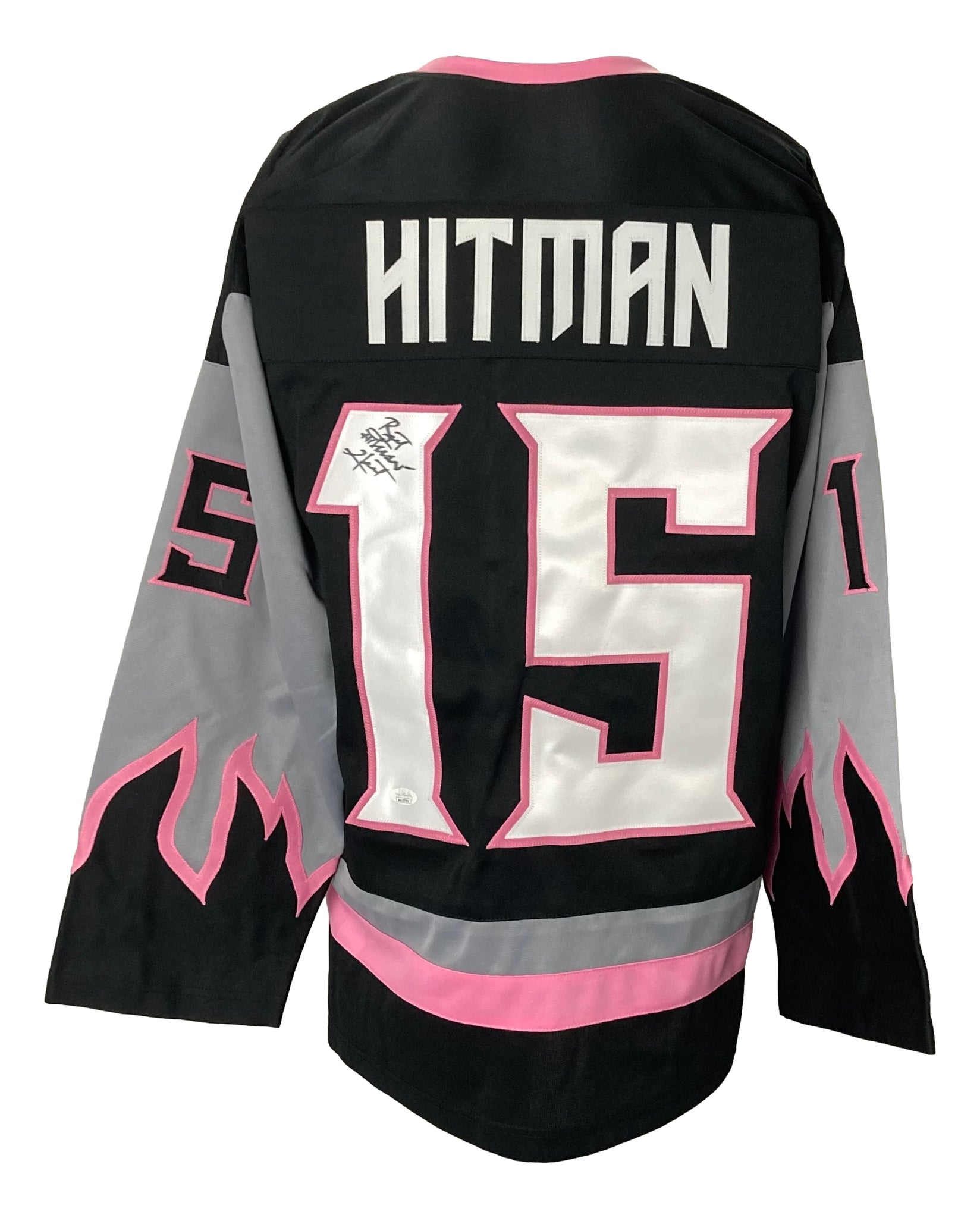 Bret Hitman Hart Calgary Hitmen Autographed CCM Premier CHL Hockey