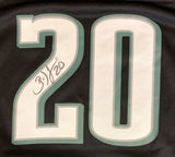 Brian Dawkins Signed Philadelphia Eagles Black Nike Game Jersey BAS - Sports Integrity