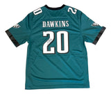 Brian Dawkins Signed Philadelphia Eagles Green Nike Game Jersey BAS - Sports Integrity