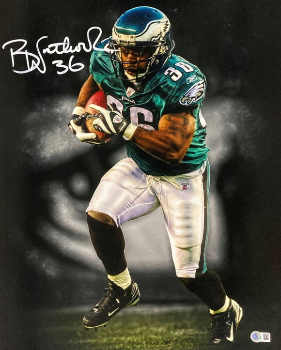 Brian Westbrook Signed 16x20 Philadelphia Eagles Photo BAS - Sports Integrity