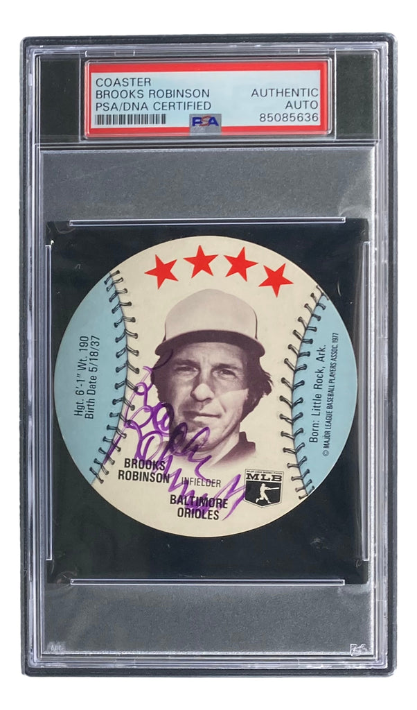 Brooks Robinson Signed Postcard PSA/DNA Auto Slabbed Autographed Oriol –  Golden State Memorabilia