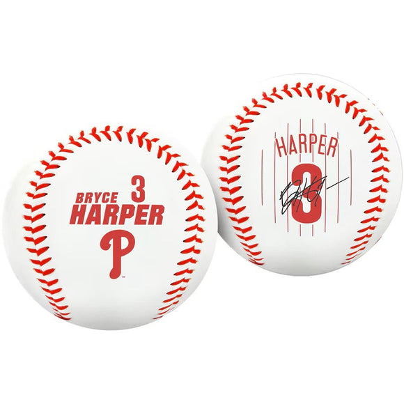 Bryce Harper Philadelphia Phillies Rawlings Logo Baseball - Sports Integrity