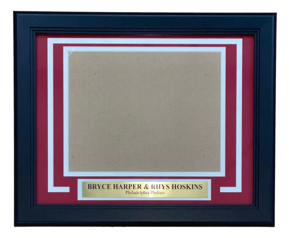 Bryce Harper Rhys Hoskins Phillies 8x10 Horizontal Photo Frame Kit - Sports Integrity