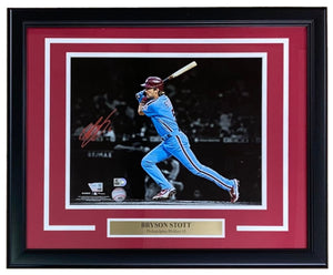 Bryson Stott Signed Framed 11x14 Philadelphia Phillies Photo Fanatics