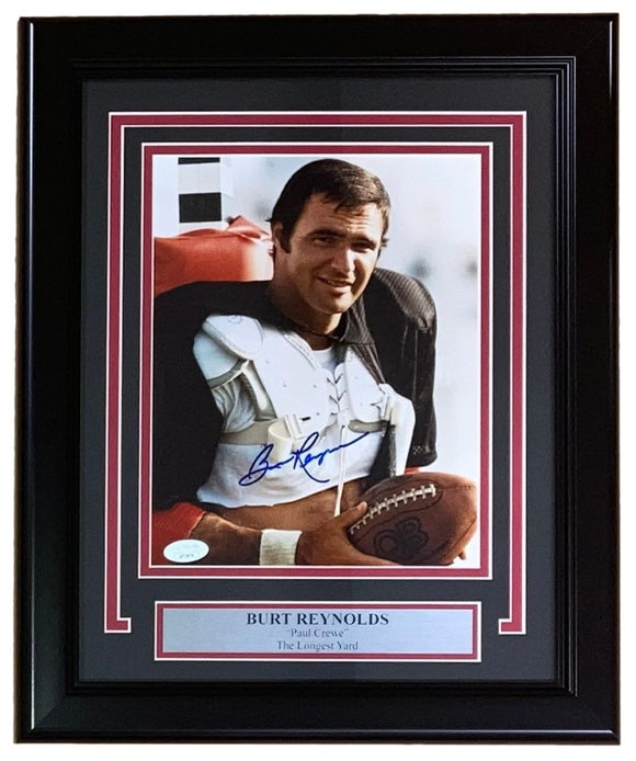 Burt Reynolds Signed Framed 8x10 The Longest Yard Photo JSA - Sports Integrity