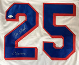 Buzz Schneider USA Signed White Hockey Jersey Coneheads Inscribed JSA Hologram - Sports Integrity