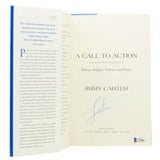 Jimmy Carter Signed A Call To Action Book BAS