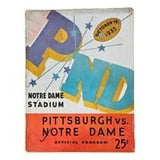 Notre Dame vs Pittsburgh October 19 1935 Official Game Program - Sports Integrity