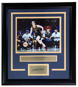 Caitlin Clark Framed 8x10 Indiana Fever Photo w/ Laser Engraved Signature - Sports Integrity