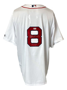 Carl Yastrzemski Signed Boston Red Sox Majestic Replica Jersey TC 67 Insc BAS - Sports Integrity