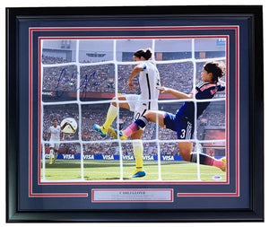 Carli Lloyd Signed Framed 16x20 USA World Cup Goal Photo PSA/DNA - Sports Integrity