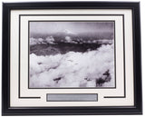 Fifty Two Carrier - Based Planes Pass Mt. Fujiyama Framed Navy 11x14 WWII Photo - Sports Integrity