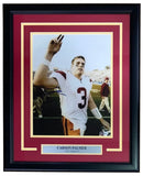 Carson Palmer Signed Framed 11x14 USC Trojans Photo BAS - Sports Integrity